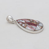 Purple Spiny Oyster Silver Pendants