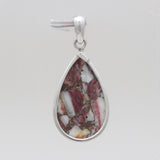 Purple Spiny Oyster Silver Pendants