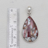 Purple Spiny Oyster Silver Pendants