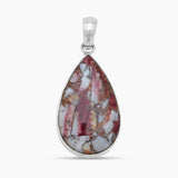 Purple Spiny Oyster Silver Pendants