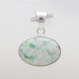 925 Sterling Silver Susorite Quartz Pendants
