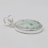 925 Sterling Silver Susorite Quartz Pendants