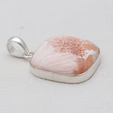 925 Sterling Silver Scolecite Pendants