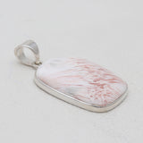 Natural Scolecite Silver Pendants