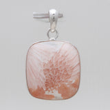 925 Sterling Silver Scolecite Pendants