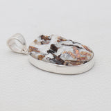 Natural Astrophyllite Silver Pendants