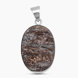 925 Sterling Silver Astrophyllite Pendants