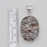 925 Sterling Silver Astrophyllite Pendants