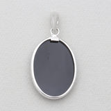 925 Silver Black Onyx Carving Pendants