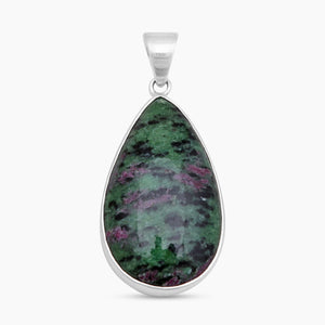 925 Silver Ruby Zoisite Pendants