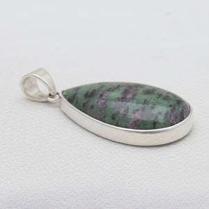 925 Silver Ruby Zoisite Pendants