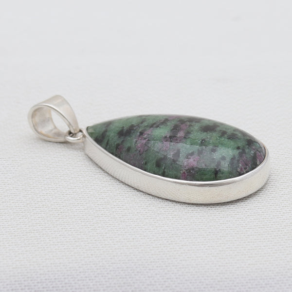 925 Silver Ruby Zoisite Pendants