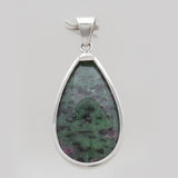 925 Silver Ruby Zoisite Pendants