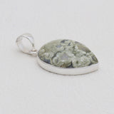 925 Sterling Silver Rainforest Jasper Pendants