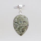 925 Sterling Silver Rainforest Jasper Pendants