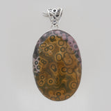 Ocean Jasper Silver Pendants
