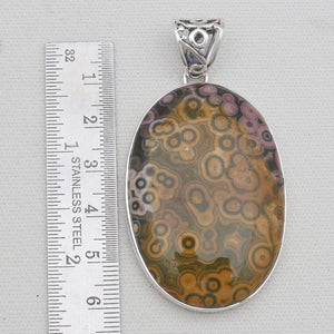 Ocean Jasper Silver Pendants