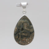 Rainforest Jasper Silver Pendants