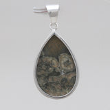 Rainforest Jasper Silver Pendants