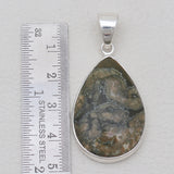 Rainforest Jasper Silver Pendants