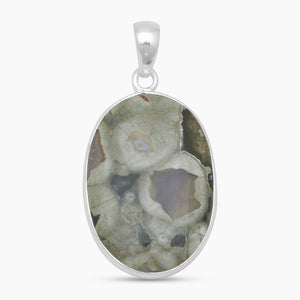 Rainforest Jasper Silver Pendants