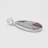 Coffee Bean Jasper Silver Pendants