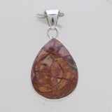 925 Sterling Silver Dynasty Jasper Pendants
