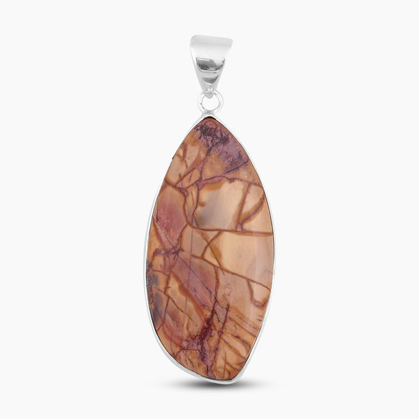 Natural Dynasty Jasper Silver Pendants