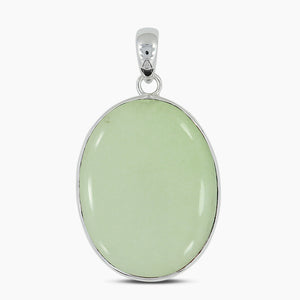 925 Silver Lemon Chrysoprase Pendants