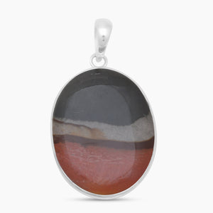 Polychrome Jasper Silver Pendants
