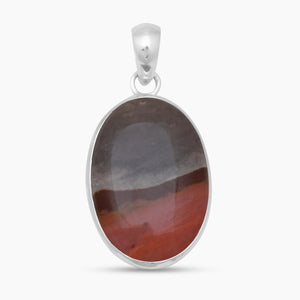 Polychrome Jasper Silver Pendants