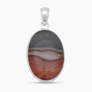 Polychrome Jasper Silver Pendants