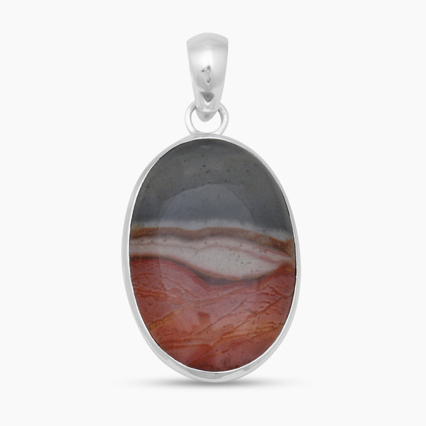 Polychrome Jasper Silver Pendants