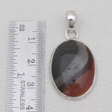 Polychrome Jasper Silver Pendants