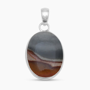 Polychrome Jasper Silver Pendants