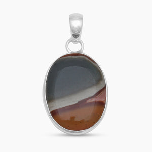 Polychrome Jasper Silver Pendants