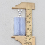 Blue Lace Agate 925 Silver Pendants