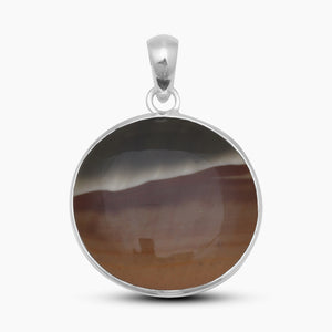 Polychrome Jasper Silver Pendants