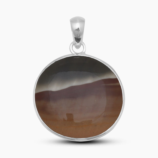 Polychrome Jasper Silver Pendants
