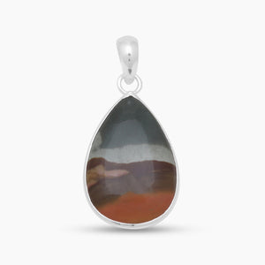 Polychrome Jasper Silver Pendants