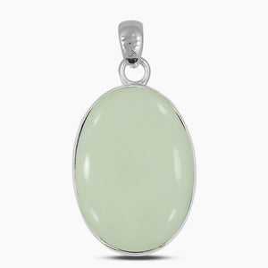 925 Silver Lemon Chrysoprase Pendants