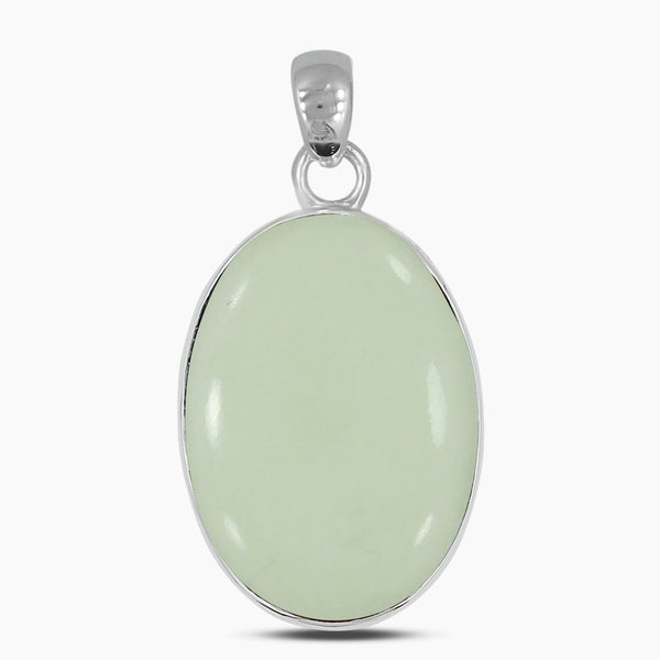 925 Silver Lemon Chrysoprase Pendants
