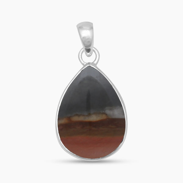 Polychrome Jasper Silver Pendants