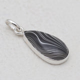 925 Sterling Silver Fordite Jasper Pendants
