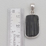 Green Tourmaline Silver Plain Pendants