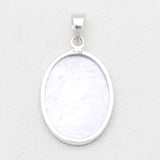 925 Sterling Silver Carving Shell Pendants