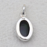 925 Sterling Silver Black Opal Pendants