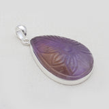 Carving Ametrine Silver Pendants