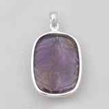 Carving Ametrine Silver Pendants