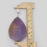 Carving Ametrine Silver Pendants